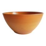 Saladier en opaline marron volcan annes 70 vintage