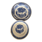 Saladier et plat creux faience en terre de feu old england Saladier et plat creux faience en terre de feu old england