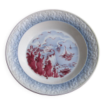 Saladier plat de service faence saint - amand hamage mdc