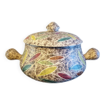 Saladier yvan borty 1950 avec couvercle