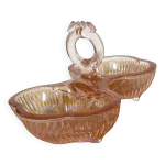 Salire double verre moul rose