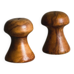Sali�re et poivrier en bois