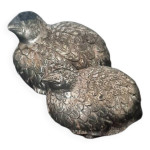 Salire et poivrier mtal argent