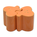 Salière et poivrière amadeus emboitables de couleur orange Salière et poivrière amadeus emboitables de couleur orange
