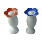 Salire poivrire forme fleur salz pfefferstreuer blume, en porcelaine arzberg