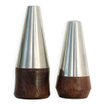 Salire et poivrire vintage de a&b lundtofte, danemark, 1960s, set de 2