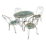 Salon de jardin en fer forg