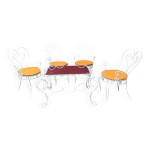 Salon de jardin fer forg