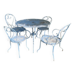 Salon de jardin en fer forg