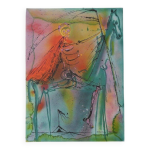 Salvador dali : les chevaux, le cheval de la mort - lithographie sign�e