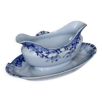 Saucière antique faïence u&c sarreguemines - modèle mimosa Saucière antique faïence u&c sarreguemines - modèle mimosa