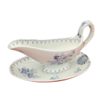 Saucière en faïence sarreguemines modèle flore Saucière en faïence sarreguemines modèle flore