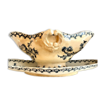 Saucire gien en terre de fer, service  chardons