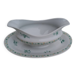Saucière en porcelaine de limoges bernardaud modèle pékin Saucière en porcelaine de limoges bernardaud modèle pékin
