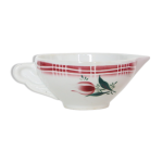 Saucière st amand en céramique, décor de fleurs, art déco, 1930, vintage français Saucière st amand en céramique, décor de fleurs, art déco, 1930, vintage français