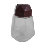 Saupoudreuse verre et bakelite - art deco