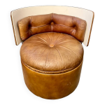 (seat only) coiffeuse vanity dilly dally - poltrona frau par luigi massoni