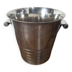 Seau a champagne art dco en mtal argent