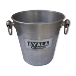 Seau a champagne ayala en aluminium