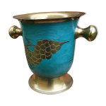 Seau  champagne cloisonn et maill grappes