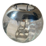 Seau champagne cristal et mtal argent