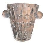 Seau à champagne en cristal taillé, 1920 Seau à champagne en cristal taillé, 1920