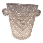 Seau a champagne en cristal taille eventail champagne bucket