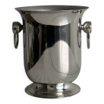 Seau  champagne en mtal argent