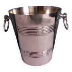 Seau  champagne en mtal argent