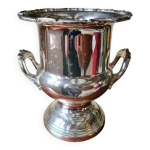 Seau  champagne mtal argent
