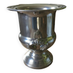 Seau  champagne mtal argent