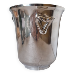 Seau  champagne en mtal argent, annes 1960