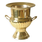 Seau � champagne sur pied en laiton design vase m�dicis