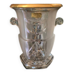 Seau  champagne vase art dco cristal et or