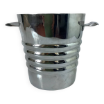 Seau  champagne vintage inox annes