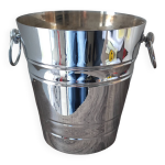 Seau  champagne vintage mtal argent