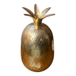 Seau à glace ananas en laiton ciselé Seau à glace ananas en laiton ciselé