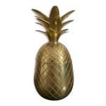 Seau à glace ananas en laiton ciselé Seau à glace ananas en laiton ciselé