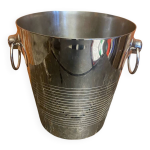Seau � glace, champagne ancien en inox r�my letang france
