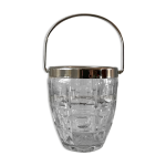Seau  glaces en cristal annes 70