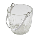 Seau � glace en cristal, d�cor cannel�