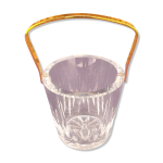 Seau a glace en cristal vintage