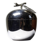 Seau � glace formant une pomme argent�e par hans turnwald, ann�es 70