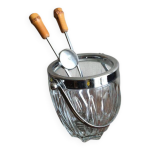 Seau à glace et pince à glaçon Seau à glace et pince à glaçon