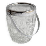 Seau à glace en verre damier Seau à glace en verre damier