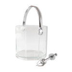 Seau  glace en verre octogonal