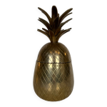 Seau à glaçon ananas en laiton et acier Seau à glaçon ananas en laiton et acier