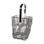 Seau à glaçons carré cristal de vannes hauteur 14cm Seau à glaçons carré cristal de vannes hauteur 14cm