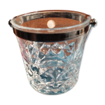 Seau à glaçons en cristal d'arques et inox Seau à glaçons en cristal d'arques et inox