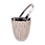 Seau  glaons en cristal et mtal - vintage anne 50 - excellent tat